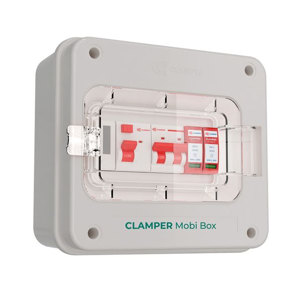 025882 - CLAMPER Mobi Box 220V 8KW C M 32A - Cinza - 01 025882 - CLAMPER Mobi Box 220V 8KW C M 32A - Cinza - 01